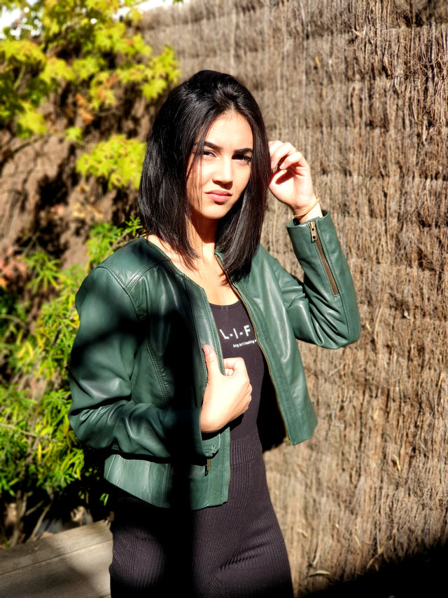 Green Racer jacket