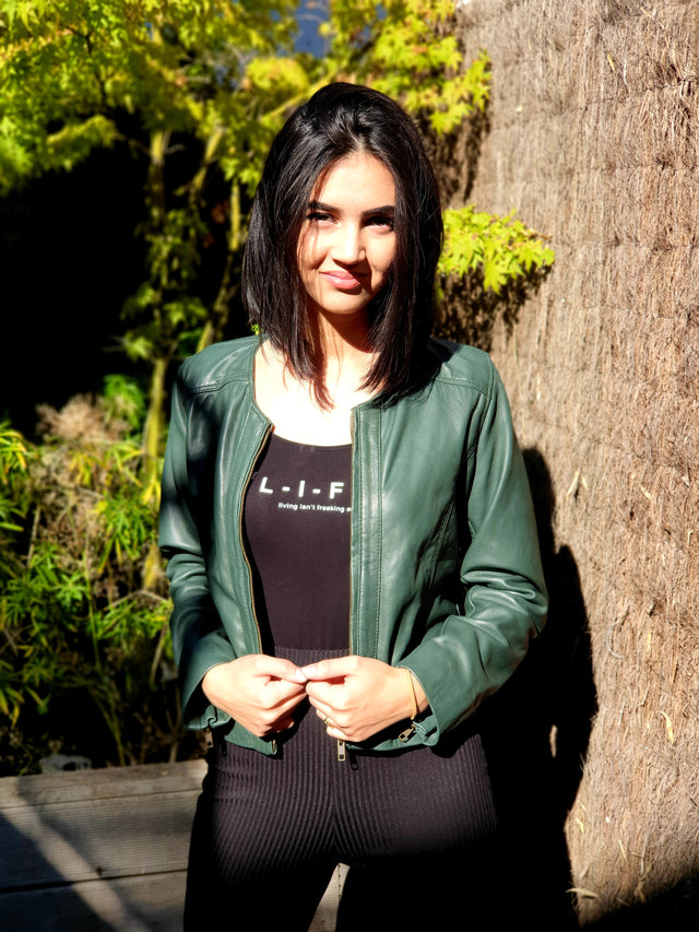 Green Racer jacket