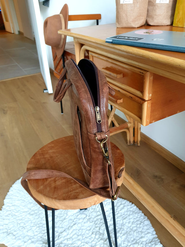 Vintage Brown Laptop Bag