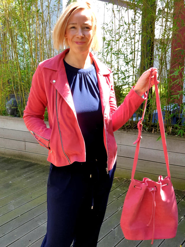 Pink Suede Perfecto