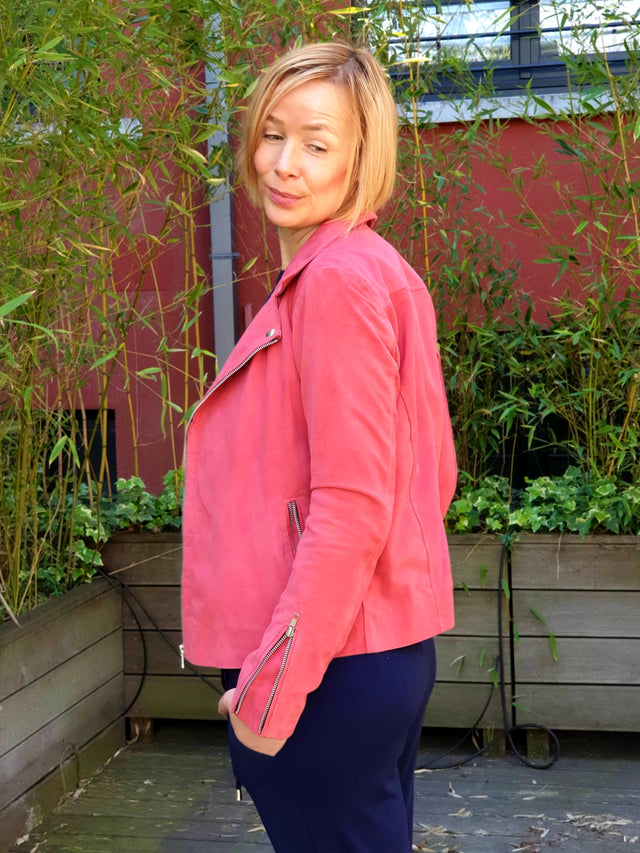 Pink Suede Perfecto