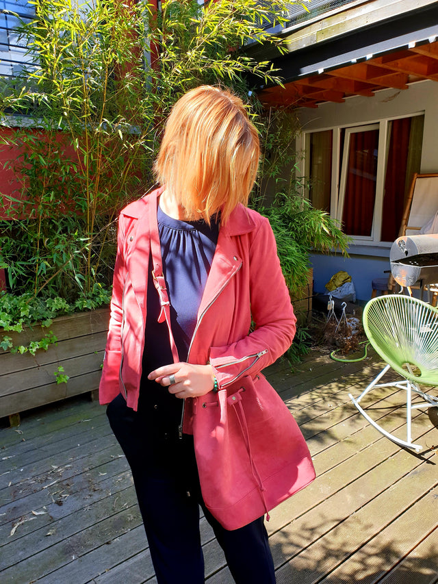 Pink Suede Perfecto