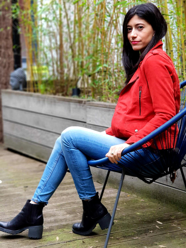 Red Suede Perfecto