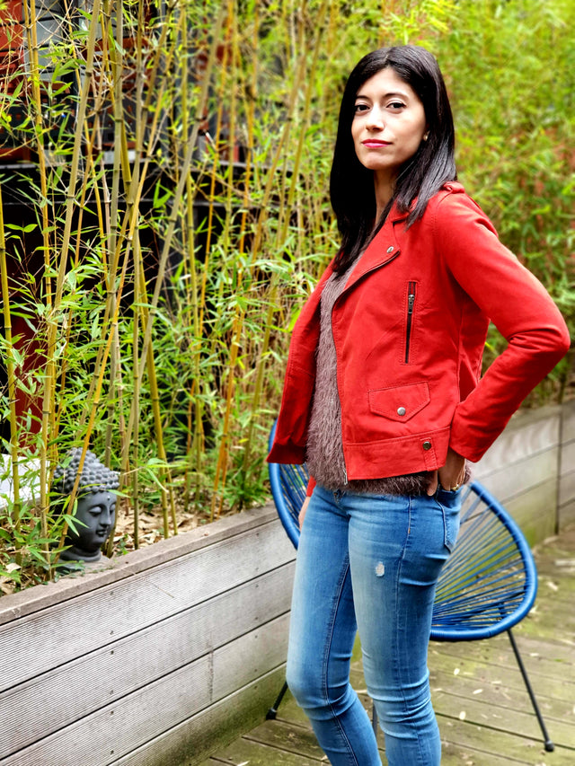 Red Suede Perfecto