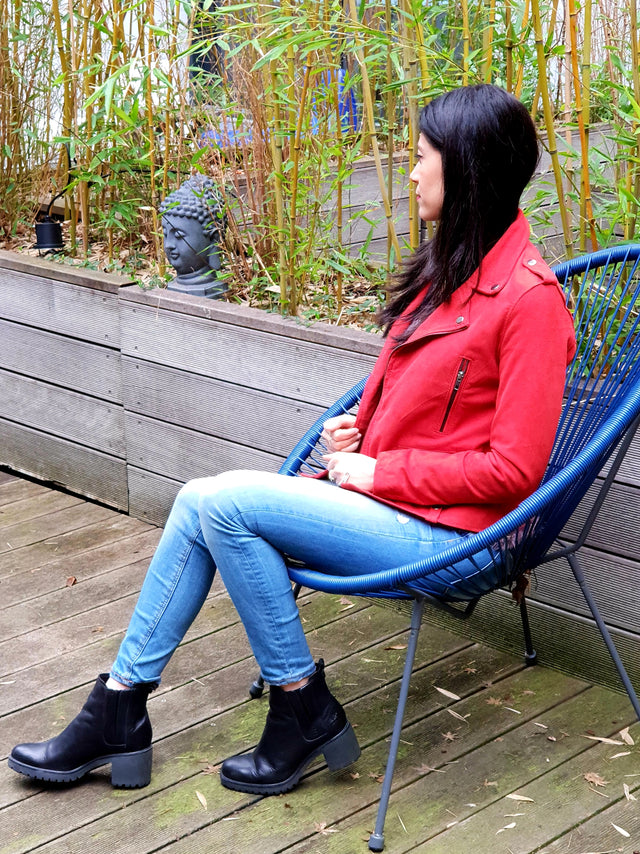 Red Suede Perfecto