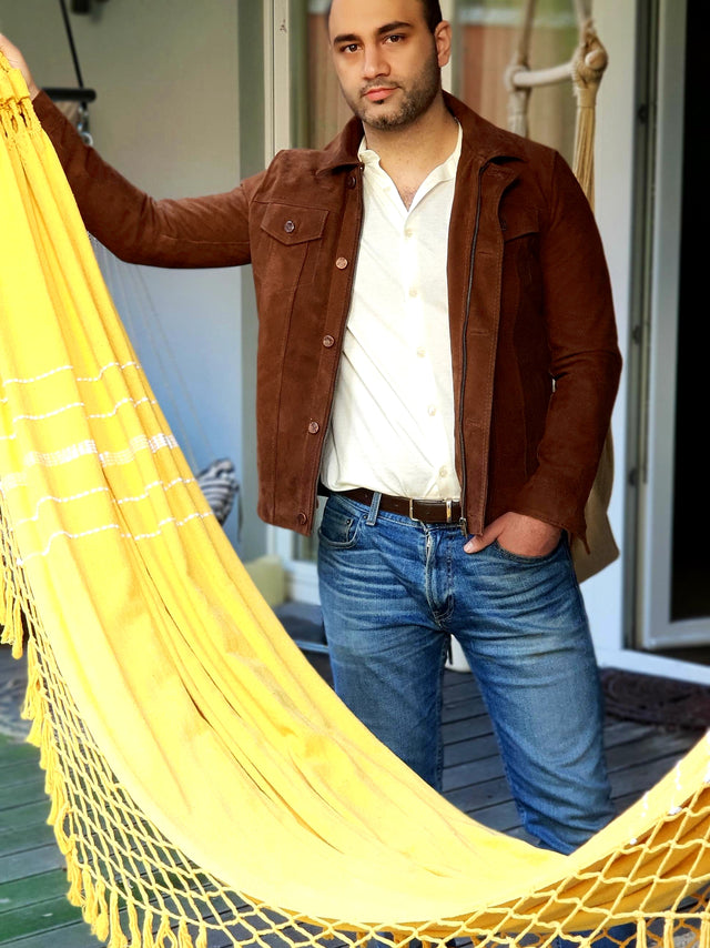 Dark Brown Suede Western Jacket