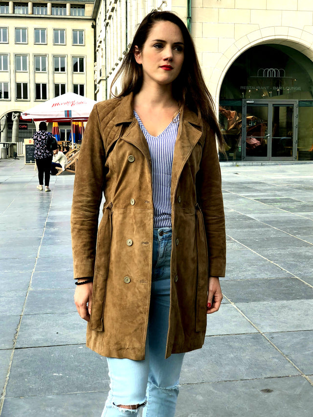 Beige Trench Coat