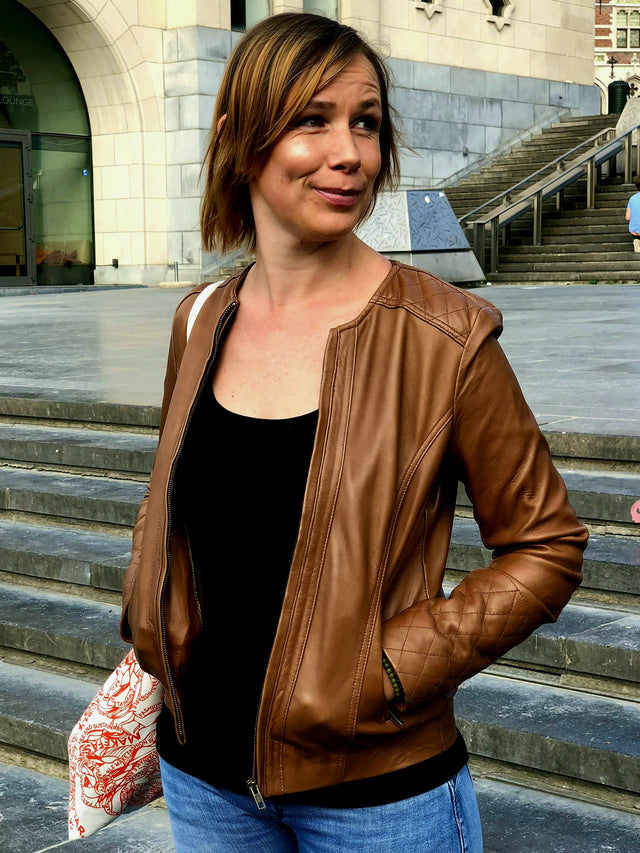 Brown Racer jacket