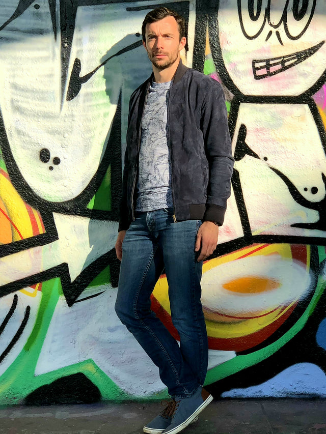 Blue Suede Bomber
