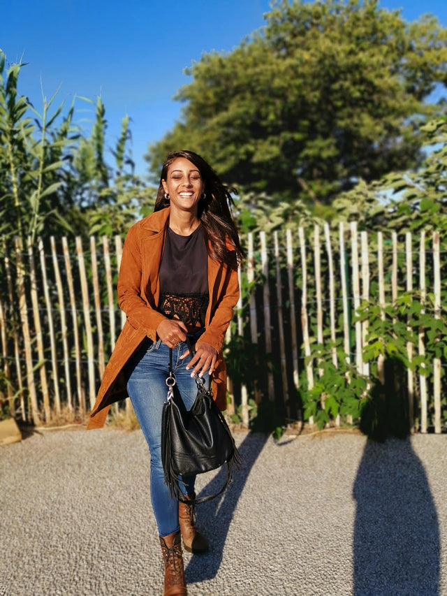 The Lea&Jack Suede Trench Coat