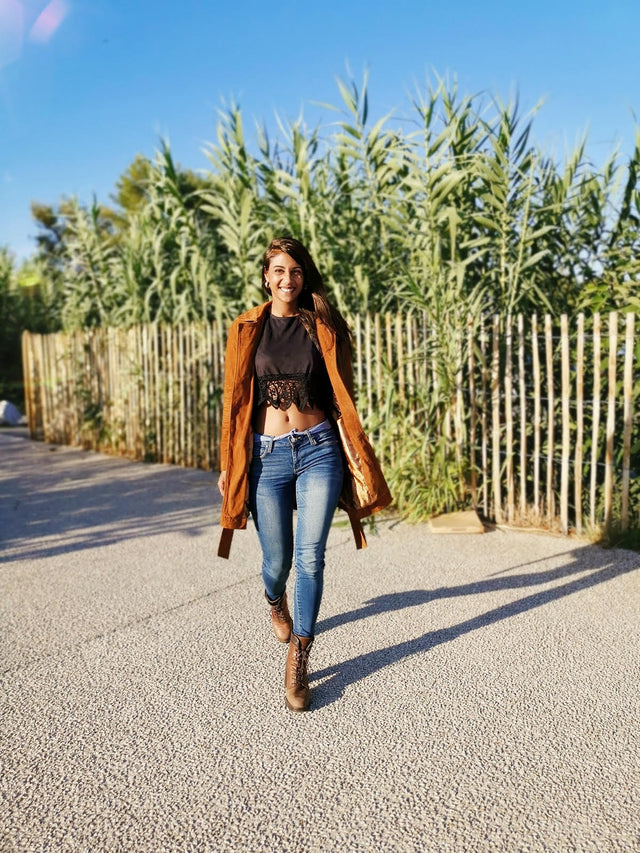 The Lea&Jack Suede Trench Coat